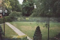 Blick aus dem Youth-Hostel-Zimmer